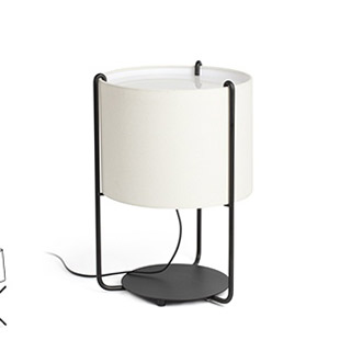 Faro barcelona 2P0522 Faro DRUM Beige shade table lamp настольная лампа