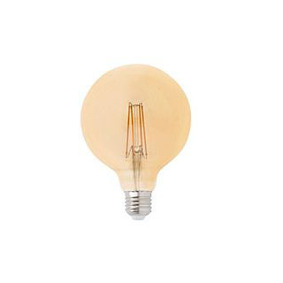 Faro barcelona 17425 светодиодная лампа GLOBE FILAMENT LED AMBER E27 4W 2200K Ø125 Faro barcelona