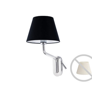 Faro barcelona 24007 ETERNA Chrome structure wall lamp with left reader бра Faro barcelona