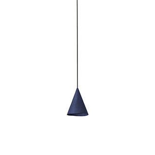 Faro barcelona 66227 FADA LED Blue leather pendant lamp подвесной светильник Faro barcelona