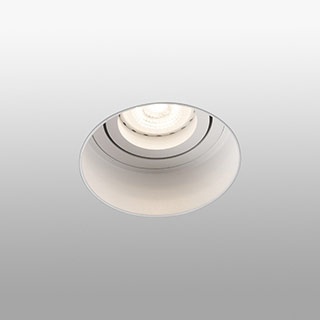 Faro barcelona 40110 HYDE Trimless white orientable round recessed lamp without frame встраиваемый светильник Faro barcelona