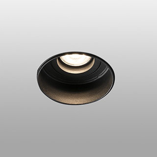 Faro barcelona 40111 HYDE Trimless black orientable round recessed lamp without frame встраиваемый светильник Faro barcelona