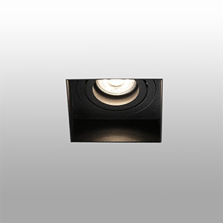 Faro barcelona 40113 HYDE Trimless black orientable square recessed lamp without frame встраиваемый светильник Faro barcelona