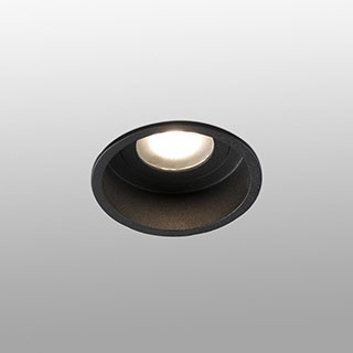 Faro barcelona 40115 HYDE Black round recessed lamp встраиваемый светильник Faro barcelona