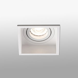 Faro barcelona 40120 HYDE White orientable square recessed lamp встраиваемый светильник Faro barcelona