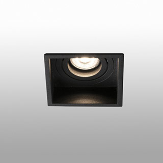 Faro barcelona 40121 HYDE Black orientable square recessed lamp встраиваемый светильник Faro barcelona