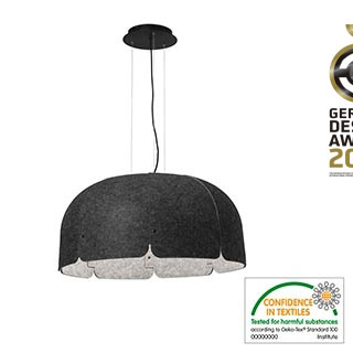 Faro barcelona 20101 MUTE LED Dark grey pendant lamp подвесной светильник Faro barcelona