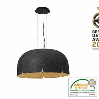 Faro barcelona 20102 MUTE LED Brown and dark grey pendant lamp подвесной светильник Faro barcelona