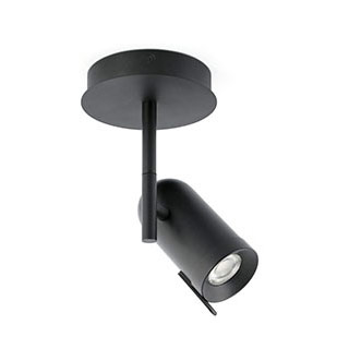 Faro barcelona 43530 ORLEANS Black ceiling lamp 1L потолочный светильник Faro barcelona