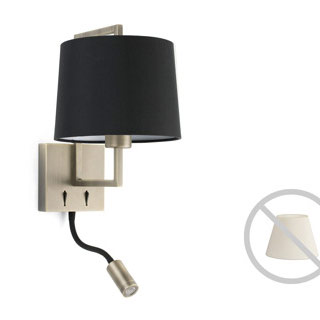 Faro barcelona 20173 FRAME Old gold wall lamp with LED reader настенный светильник Faro barcelona Faro barcelona 20173 FRAME Old gold wall lamp with LED reader настенный светильник Faro barcelona
