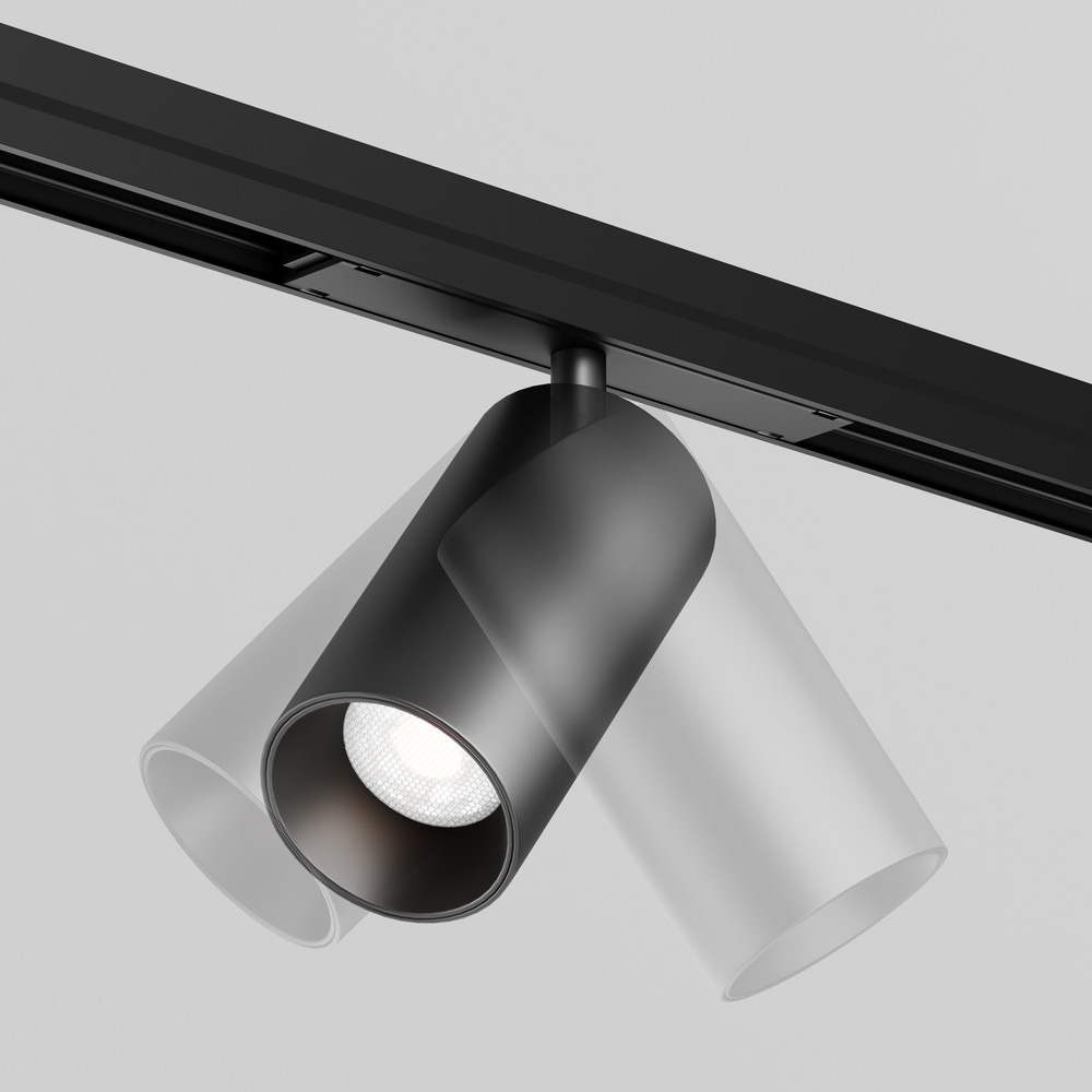 Уличный трековый светильник Фокус / Focus Led Exility IP 4000К 20Вт 36° черный