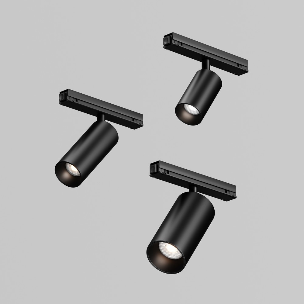 Уличный трековый светильник Фокус / Focus Led Exility IP 4000К 8Вт 36° черный
