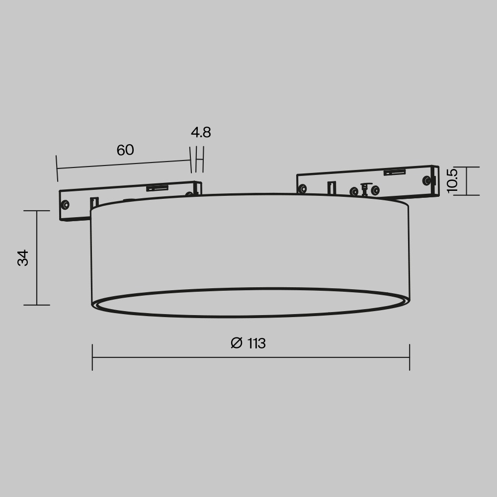 Трековый светильник Зон / Zon Levity 2700К 12Вт 100°