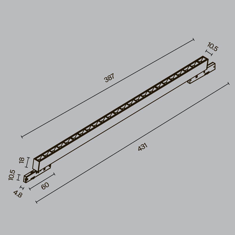 Трековый светильник Точки / Points Levity 2700К 20Вт 30°