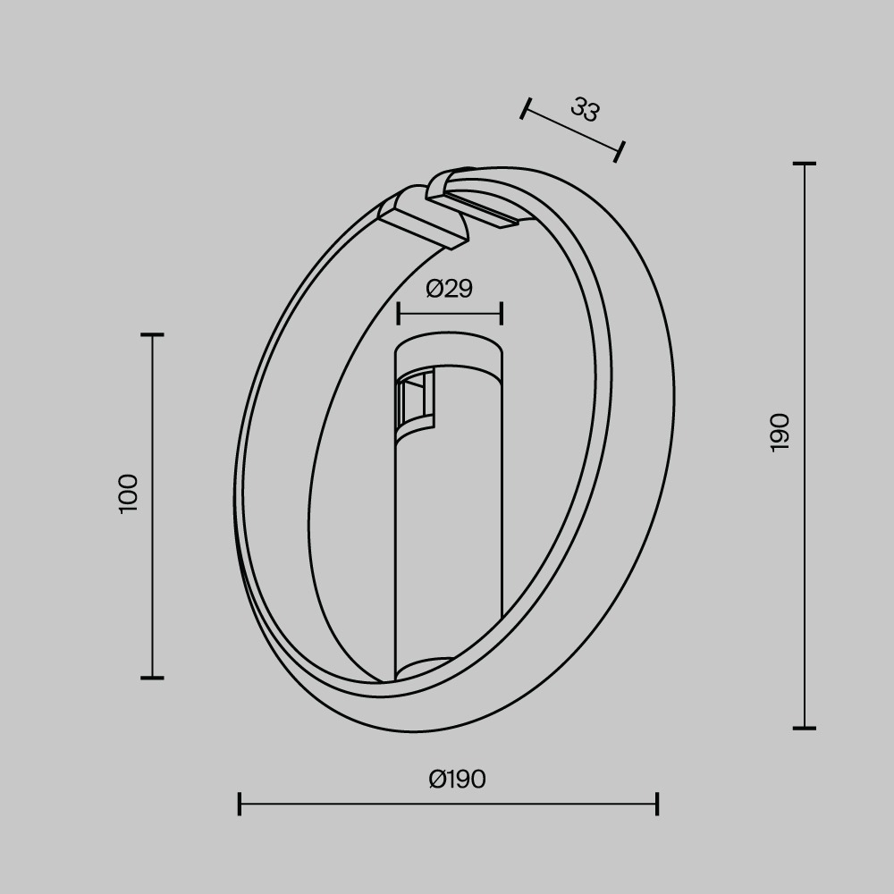 Трековый светильник Зеро / Zero Flarity 3000K 10Вт 180°