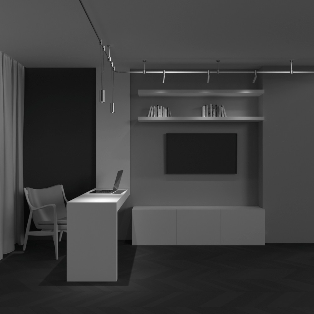 Трековый подвесой светильник Фокус / Focus Led Flarity 4000K 12Вт 36°